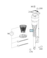 Original Mercedes W222 S Class Air Suspension Strut Airsus Depan KANAN - Image 3