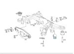 Original Mercedes W212 W221 W222 Spring Link Bushing Subframe Belakang - Image 4