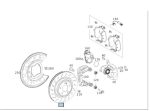 Original Mercedes W222 C217 S Brake Disc Piringan Rem Cakram Belakang - Gambar 4
