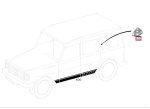 Original Mercedes Maybach W222 S W463 G Class Logo Emblem Pilar C - Image 6