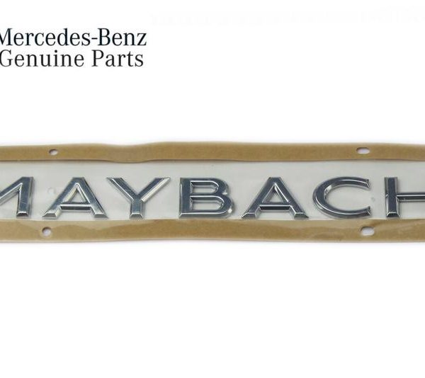 Mercedes Maybach W222 W223 S Class Logo Emblem Bagasi Belakang