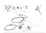 Original Mercedes W222 Gasket Headlight Seal Karet Lampu Depan KANAN - Image 5