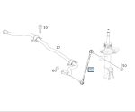 Original Mercedes W176 W117 W246 X156 Stabilizer Link Stabil Depan - Gambar 5