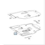 Mercedes W176 W242 W246 W117 W156 GLA Cover Kolong Bawah Mesin M270 - Image 4
