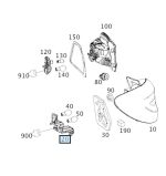 Mercedes W246 Socket Bohlam Lampu Sisi Dalam Belakang KANAN - Image 3