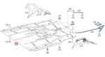 Mercedes W177 A W247 B Cover Penutup Kolong Bawah Mesin Mobil - Image 4