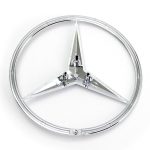 Original Mercedes W251 R W140 S Logo Emblem Bagasi Belakang A2517580058 - Image 3