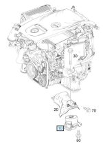Original Mercedes W213 X253 GLC Engine Mounting Mesin M274 KIRI - Image 3