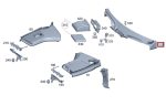 Original Mercedes Benz X253 GLC Class Wiper Deck Talang Air Kaca Depan - Image 3