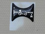 Original Smart Fortwo W451 Sticker Label Gearbox Tuas Transmisi