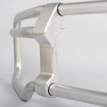 Original Mercedes W463 W464 G63 G Class AMG Line Front Bumper Bull Bar Guard Silver Matte - Image 3