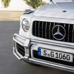 Original Mercedes W463 W464 G63 G Class AMG Line Front Bumper Bull Bar Guard Silver Matte - Image 5