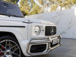 Original Mercedes W463 W464 G63 G Class AMG Line Front Bumper Bull Bar Guard Silver Matte - Image 6