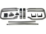 Original Mercedes W463 W464 G63 G Class AMG Line Front Bumper Bull Bar Guard Silver Matte - Image 7