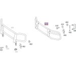 Original Mercedes W463 W464 G63 G Class AMG Line Front Bumper Bull Bar Guard Black - Image 8