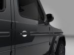 Original Mercedes W465 G Class Handle Recess Brushed Trim Cover Pelindung Body Handle Pintu Luar Aluminium Set 5 Pcs - Image 3