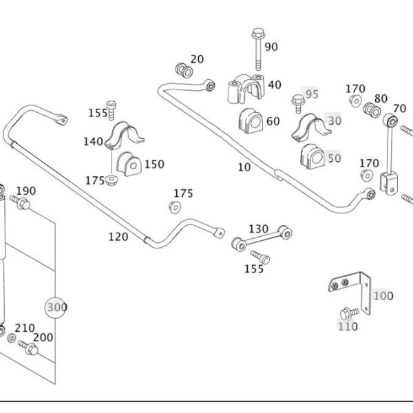 Original Mercedes W906 V Vito Viano Shock Breaker Belakang A9063261400