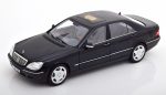 1:18 Norev Mercedes W220 S Class Black Miniatur Diecast