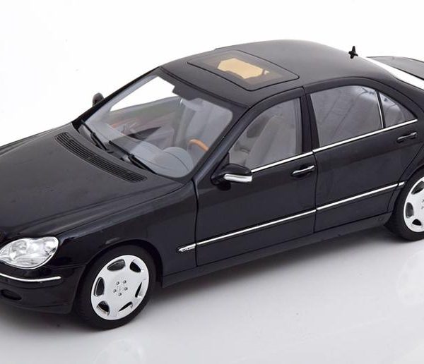 1:18 Norev Mercedes W220 S Class Black Miniatur Diecast