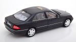 1:18 Norev Mercedes W220 S Class Black Miniatur Diecast - Gambar 3