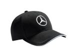 Original Mercedes Benz Logo Topi Baseball Cap Black Hitam B66953150