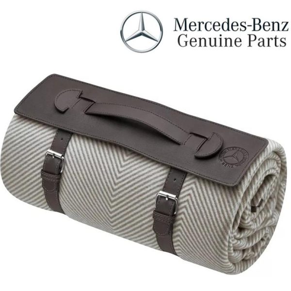 Original Mercedes Picnic Blanket Herringbone Selimut Piknik by Fraas