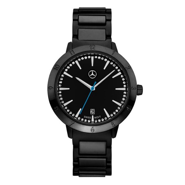 Original Mercedes Benz Women's Watch Black Edition Jam Tangan Wanita