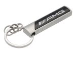 Original Mercedes Benz AMG Key Ring Keyring Silver Black Gantungan Kunci B66959361 - Image 3