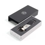 Original Mercedes Benz Star Key Ring Keyring Silver Black Gantungan Kunci Motif Bintang B66959729 - Image 5