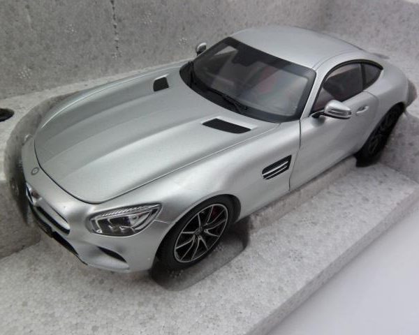 1:18 Original Mercedes AMG GT S C190 Iridium SIlver Miniatur Diecast
