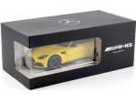 1:18 Mercedes AMG GT 43 GT43 Sun Yellow GTC192 Diecast Miniatur Mobil Dealer Edition by NZG - Image 7