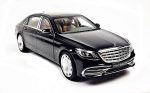 1:18 Original Norev Mercedes Maybach S650 V222 Black Miniatur Diecast - Gambar 3