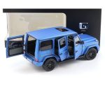 1:18 Mercedes Benz N465 G Class Gelandewagen G580 EQ AMG Line Blue Miniatur Diecast - Image 3