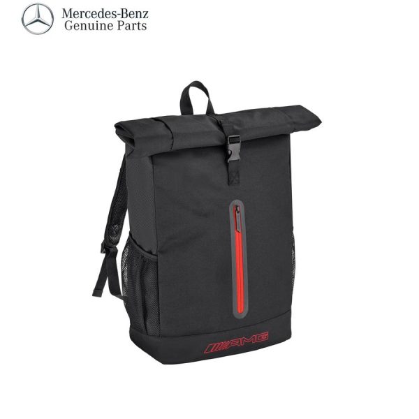 Original Mercedes Benz AMG Backpack Rucksack Tas Punggung Ransel Roll Top