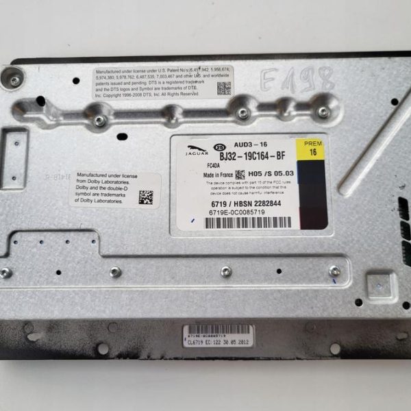 Jaguar Land Rover Stereo Amplifier PREM 16 BJ32-19C164-BF [BEKAS]