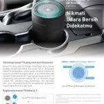 Panasonic F-GPT01A Car Air Purifier Filter Kabin Mobil NanoE - Hitam - Gambar 5