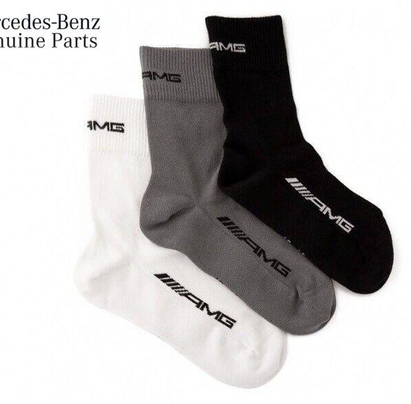 Original Mercedes Benz AMG Kaos Kaki Sport 3 Pasang Size L 42-45