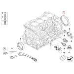 Ori BMW E84 X1 N46 Crankshaft Seal Kruk As Belakang 11117511396 - Gambar 4