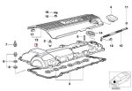 Original BMW M50 Engine Cylinder Cover Silinder Mesin E34 E36 - Gambar 5
