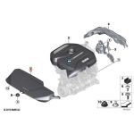 Original BMW F30 F32 Facelift Radiator Cover Tutup Mesin 11128638196 - Image 5