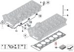 Original BMW F02 G12 Cylinder Head Gasket for N74 Engine 0,75mm - Image 3