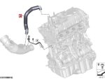 Original BMW F30 G20 G30 G12 Selang PCV Crankcase Ventilation B48 11157623746 - Image 5