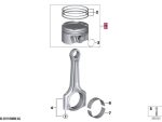 Original BMW G05 X5 G06 X6 G07 X7 Crankshaft Piston + Ring Mesin B58 11258681079 - Image 5