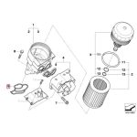 ORI BMW E46 E60 E90 N46 Seal Profile Gasket Filter Oli 11427508971 - Image 4