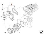 Original BMW Thermostat Housing E39 E46 E60 E83 E53 E84 Z4 M52 M54 - Image 9