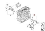 Original BMW 318i E46 Engine Coolant Connector Konektor Selang N42 N46 - Gambar 6