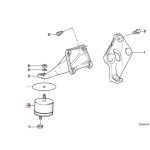Original BMW E34 520i 525i Engine Mounting Mesin M20 M50 11811133364 - Image 5