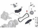 Original BMW F10 520d F30 320d F25 X3 Timing Chain Bawah N47 Diesel - Image 3