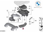 Original BMW F15 X5 25d N47 N57 Air Intake Duct Pipa Saluran Udara Masuk Ke Rumah Filter Udara 13718514008