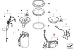 Original BMW E83 X3 Fuel Filter Saringan Tangki Bensin 16146766158 - Gambar 3
